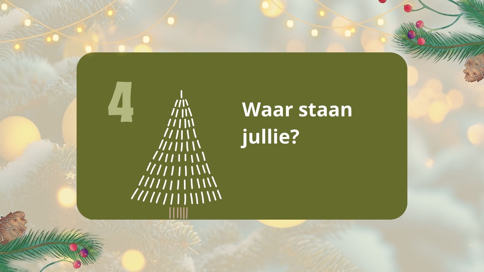 Featured image for “4. Positioneren, waar sta jij?”